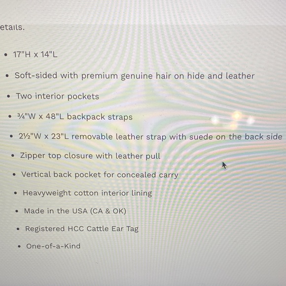 Holy Cow Couture Red and Black Fringe Shoulder/backpack Bag - Picture 5 of 11